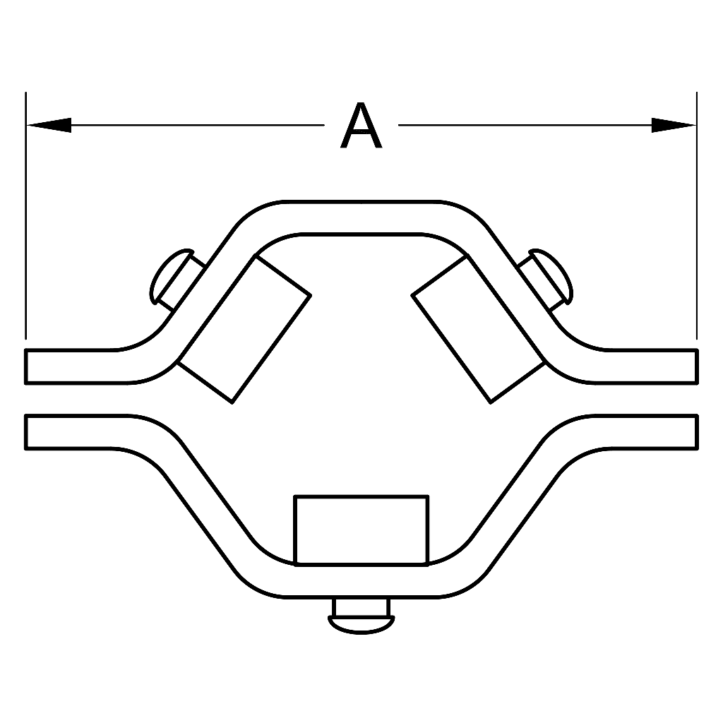 RGHT - Hex Tube Hanger with Grommet